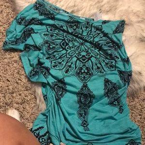 One shoulder top